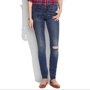 Madewell skinny skinny jeans size 26
